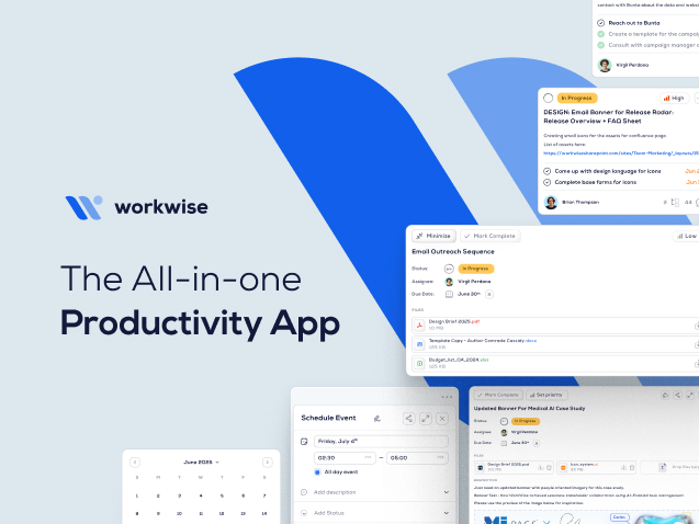 Workwise Productivity App